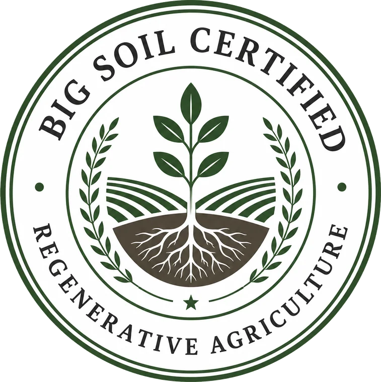 Big Soil Certified — Regenerative Agriculture seal