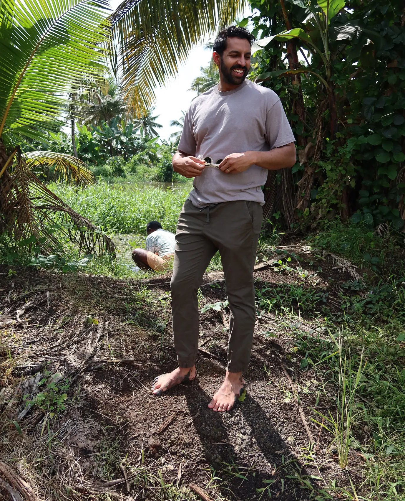 Multi-level food forest project in Kerala, India