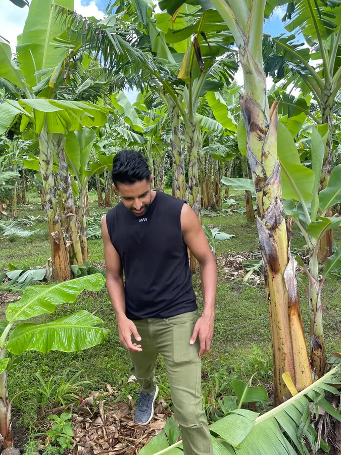 In the field with Big Soil