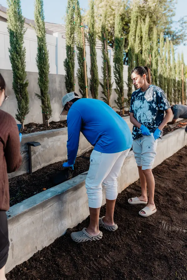 In the field with Big Soil