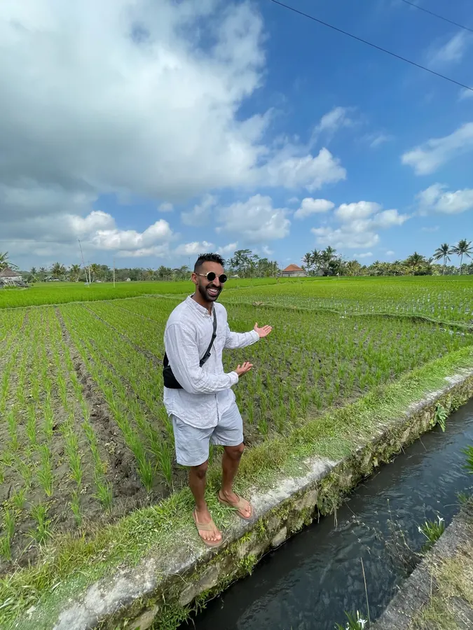 In the field with Big Soil